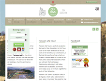 Tablet Screenshot of pensionoldtown.com